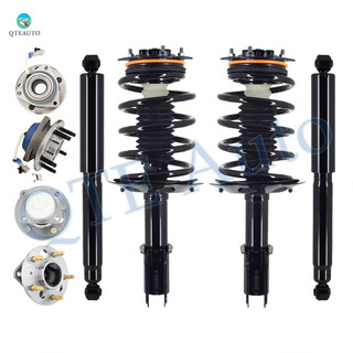 Set of 8 Quick Complete Strut-Coil Spring-Shock Absorber-Wheel Hub Bearing Assembly For 1997 1998 Pontiac Trans Sport