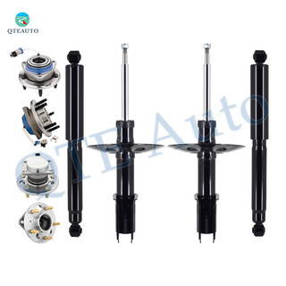 Set of 8 Suspension Strut-Shock Absorber-Wheel Hub Bearing Assembly For 1997 1998 Pontiac Trans Sport