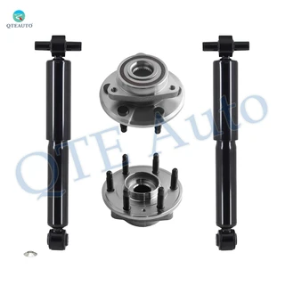 Set of 4 Rear Wheel Hub Bearing-Shock Absorber For 2008-2017 Buick Enclave FWD