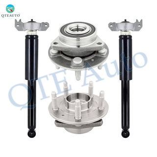Set of 4 Rear Wheel Hub Bearing Assembly-Suspension Strut Assembly For 2010-2016 Buick Lacrosse