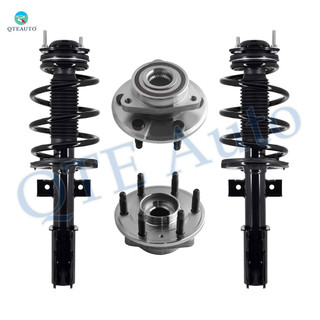 Set 4 Front Wheel Hub Bearing-Quick Complete Strut For 2008-2012 Buick Enclave