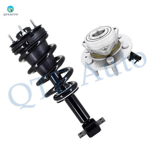 Front Wheel Hub Bearing-Quick Complete Strut-Coil Spring For 2007-2014 Chevrolet Suburban 1500 4WD