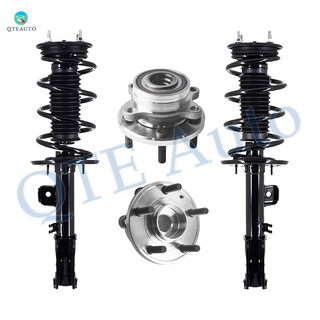 Set Front Wheel Hub Bearing-Quick Complete Strut For 2013-2019 Ford Explorer L4