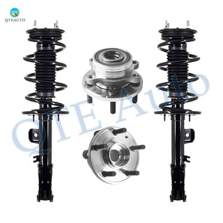 Set 4 Front Wheel Hub Bearing-Quick Complete Strut For 2013-2019 Ford Explorer