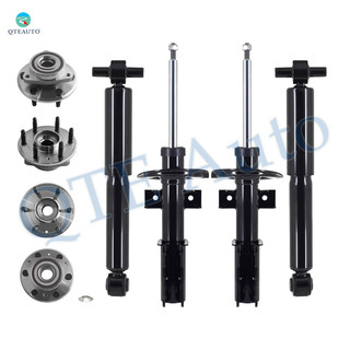 Set 8 Wheel Hub Bearing-Suspension Strut-Shock For 2009-2012 Chevrolet Traverse
