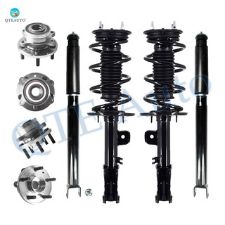 Set of 8 Wheel Hub Bearing Assembly-Quick Complete Strut-Shock Absorber For 2013-2019 Ford Police Interceptor Utility These are Severe Service Units