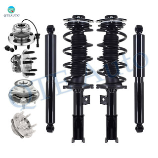 Set of 8 Wheel Hub Bearing Assembly-Quick Complete Strut-Shock Absorber For 2010-2017 GMC Terrain L4 2.4L