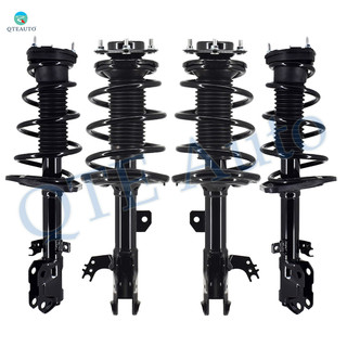 Set of 4 Front-Rear Quick Complete Strut-Coil Spring For 2012-2017 Toyota Camry