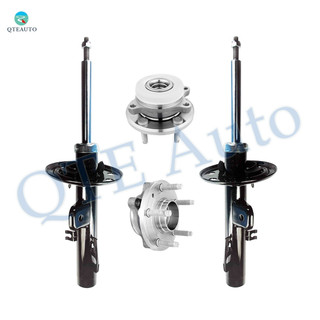 Set of 4 Front Suspension Strut Assembly-Wheel Hub Bearing Assembly For 2010-2012 Ford Taurus