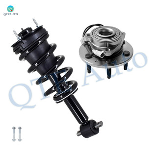 Front Quick Complete Strut-Coil Spring Assembly-Wheel Hub Bearing Assembly For 2015-2018 Chevrolet Tahoe 4WD