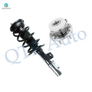 Front Left Quick Complete Strut-Coil Spring Assembly-Wheel Hub Bearing Assembly For 2010-2012 Ford Flex