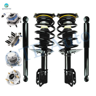 Set of 8 Quick Complete Strut-Coil Spring-Wheel Hub Bearing Assembly-Shock Absorber For 1997 1998 Pontiac Trans Sport Monotube Performance Upgrade