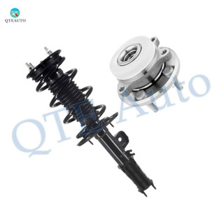 Front Left Quick Complete Strut-Coil Spring Assembly-Wheel Hub Bearing Assembly For 2013-2019 Ford Taurus V6