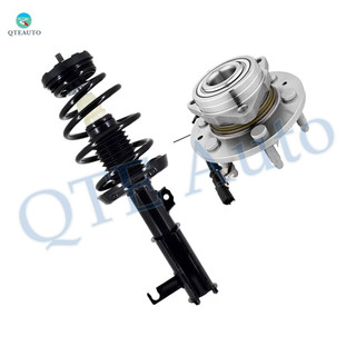 Front Left Quick Complete Strut-Coil Spring Assembly-Wheel Hub Bearing Assembly For 2017-2019 Cadillac XTS Sedan