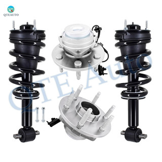 Set 4 Front Quick Complete Strut-Coil Spring-Wheel Hub Bearing For 2007-2014 GMC Yukon RWD
