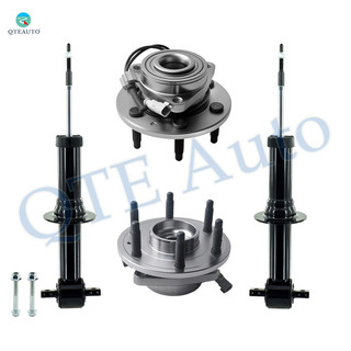 Set of 4 Front Suspension Strut Assembly-Wheel Hub Bearing Assembly For 2019 GMC Sierra 1500  Limited 4WD