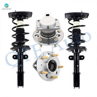 Set Rear Quick Complete Strut-Coil Spring-Wheel Hub Bearing To 1998-2002 Oldsmobile Intrigue