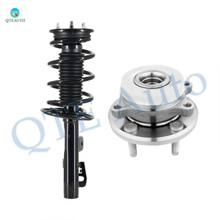 Front Right Quick Complete Strut-Coil Spring Assembly-Wheel Hub Bearing Assembly For 2010-2012 Ford Flex