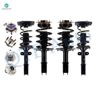 Set 8 Quick Complete Strut-Coil Spring-Wheel Hub Bearing For 1998-2001 Oldsmobile Intrigue