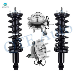 Set 4 Front Quick Complete Strut-Coil Spring-Wheel Hub Bearing For 2005 XE 2008-2019 Nissan Frontier