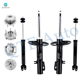 Set of 8 Suspension Strut-Wheel Hub Bearing Assembly-Shock For 2009 Ford Flex