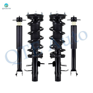 Set Front Quick Complete Strut-Coil Spring-Rear Complete Shock To 2009-2013 Infiniti G37 AWD