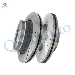 Rear Drilled Slotted Disc Brake Rotors For 2012-2018 Ford F-150