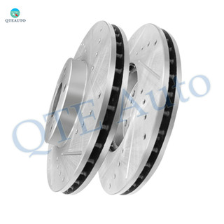 Front 282mm Drilled Slotted Disc Brake Rotors For 2014 2015 Acura ILX, Automotive Replacement Brake Rotors