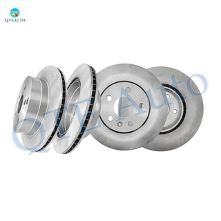 Set of 4 Front 321mm-Rear 303mm Disc Brake Rotors For 2010-2017 GMC Terrain