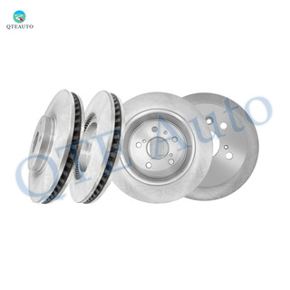 Set of 4 Front 296mm-Rear 281mm Disc Brake Rotors For 2012-2017 Toyota Camry