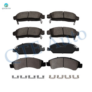 Set of 8 Front-Rear Ceramic Brake Pad Kit For 2013-2017 Cadillac XTS