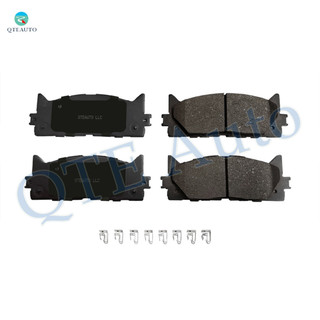 Front Ceramic Brake Pad Kit For 2013-2018 Lexus ES300h Base