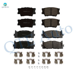 Set of 8 Front-Rear Ceramic Brake Pad Kit For 2008-2018 Toyota Avalon