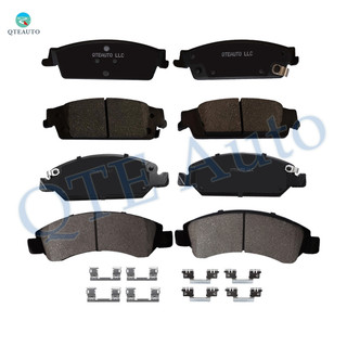 Set of 8 Front-Rear Ceramic Brake Pad Kit For 2019 GMC Sierra 1500 Limited