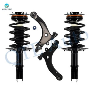 Set of 4 Front Lower Control Arm Ball Joint-Quick Complete Strut-Coil Spring Assembly For 2000-2005 Chevrolet Impala w/ Police/Taxi Packages