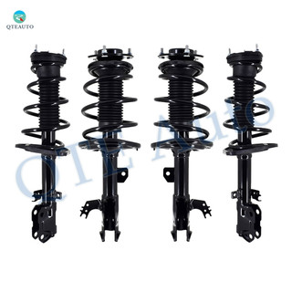Set 4 Front-Rear Quick Complete Strut-Coil Spring For 2012-2017 Toyota Camry L4