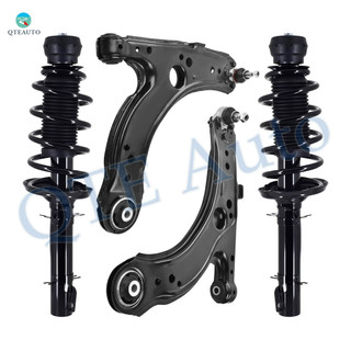 Set of 4 Front Lower Control Arm Ball Joint-Quick Complete Strut-Coil Spring Assembly For 1999-2005 Volkswagen Jetta Set of 4 Front Lower Control Arm Ball Joint-Quick Complete Strut-Coil Spring Assembly For 1999-2005 Volkswagen Jetta