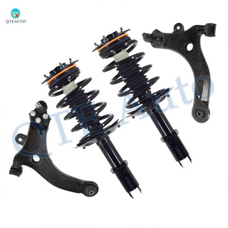 Set of 4 Front Lower Control Arm Ball Jointt-Quick Complete Strut-Coil Spring Assembly For 1999-2005 Pontiac Montana