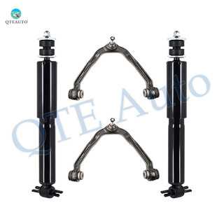 Set of 4 Front Upper Control Arm Ball Joint-Shock Absorber For 2003-2005 GMC Savana 2500