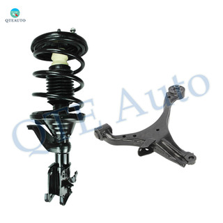 Front Right Lower Control Arm-Quick Complete Strut-Coil Spring Assembly For 2003-2005 Honda Civic Hybrid