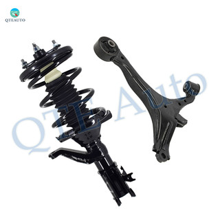 Front Left Lower Control Arm-Quick Complete Strut-Coil Spring Assembly For 2003-2005 Honda Civic