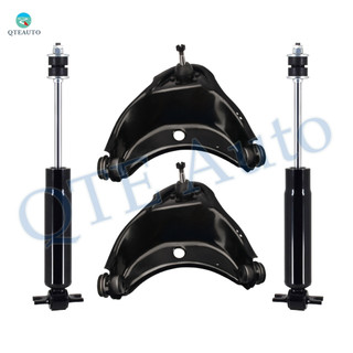 Set of 4 Front Upper Control Arm Ball Joint-Shock Absorber For 1996-2002 Chevrolet Express 2500