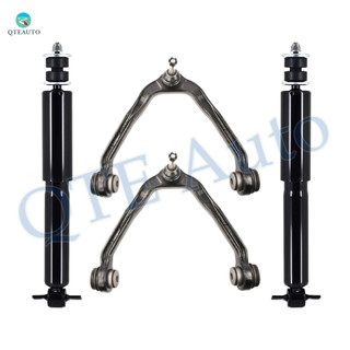 Set of 4 Front Upper Control Arm Ball Joint-Shock Absorber For 2007 Chevrolet Silverado 1500 Classic Crew Cab Pickup