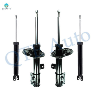 Set 4 Front Suspension Strut Assembly - Rear Shock For 2007-2010 Hyundai Elantra
