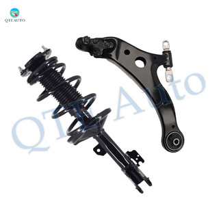 Front Left Lower Control Arm Ball Joint-Quick Complete Strut-Coil Spring Assembly For 2006 2007 Toyota Highlander