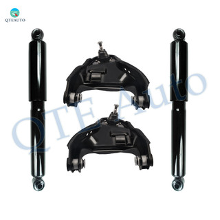 Set of 4 Front Upper Control Arm Ball Joint-Shock Absorber For 1991-2001 Oldsmobile Bravada