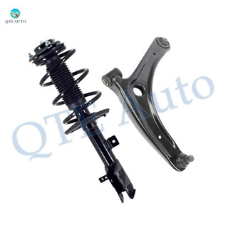 Front Left Lower Control Arm Ball Joint-Quick Complete Strut-Coil Spring Assembly For 2007-2010 Jeep Compass