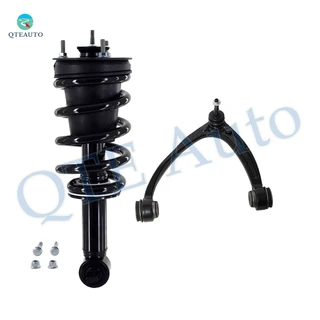 Front Left Upper Control Arm Ball Joint-Quick Complete Strut-Coil Spring Assembly For 2015 2016 Chevrolet Suburban RWD