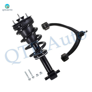 Front Left Upper Control Arm Ball Joint-Quick Complete Strut-Coil Spring Assembly For 2014-2016 GMC Sierra 1500 RWD
