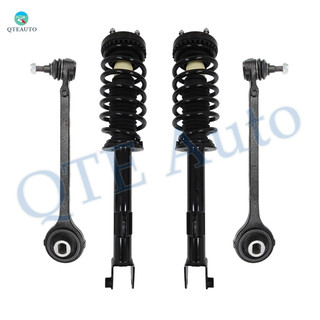 Set of 4 Front Lower Forward Control Arm Ball Joint-Quick Complete Strut-Coil Spring Assembly For 2009 2010 Dodge Challenger SE